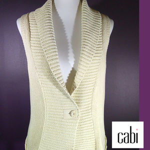 Stylish Vintage cabi Spring 2010 Sweater Vest NWOT